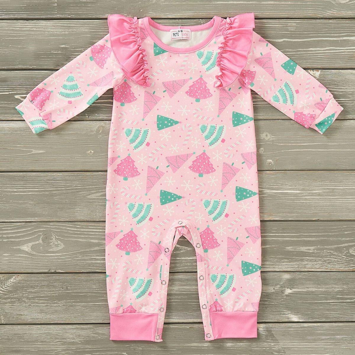 Frosted Pines Infant Romper