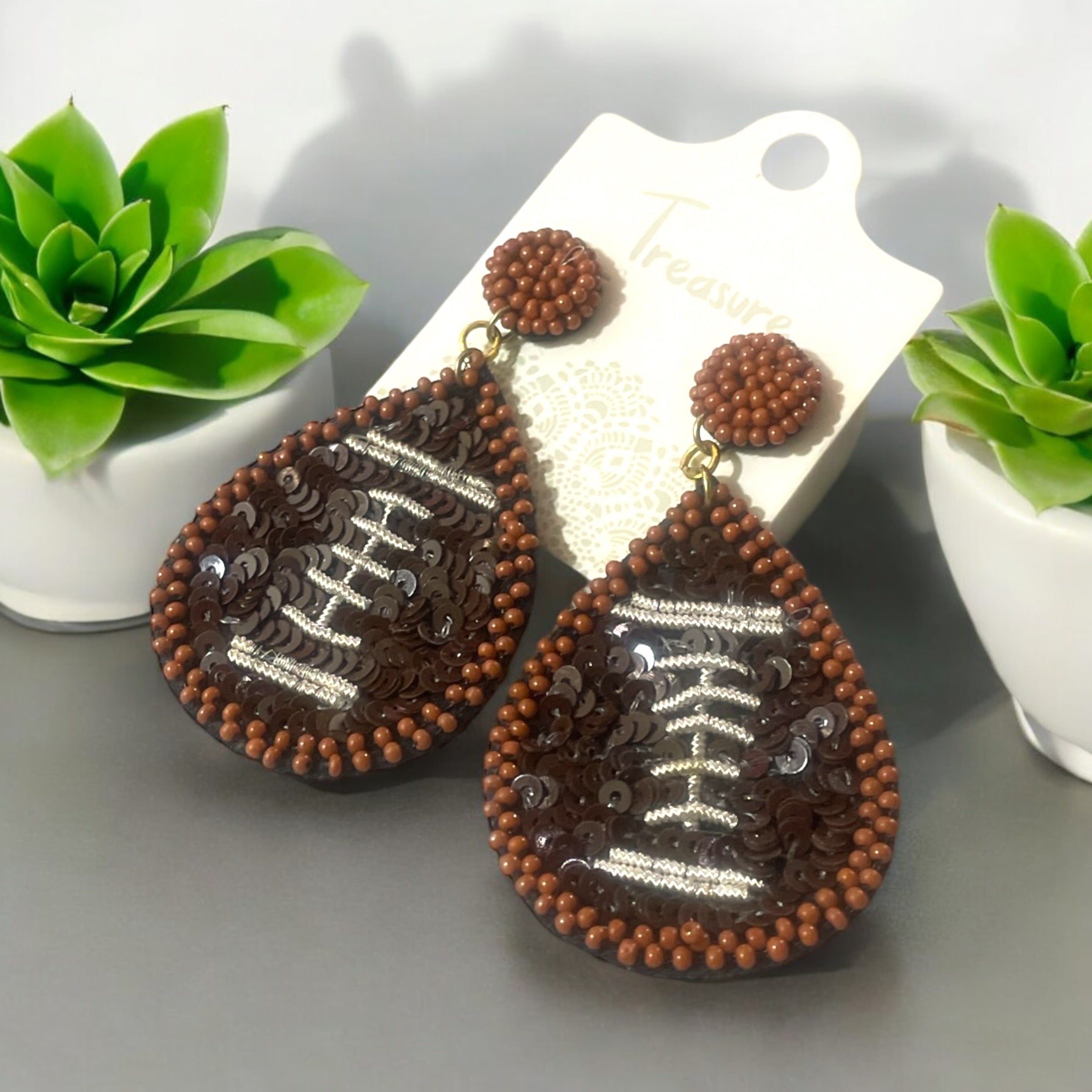 Football Earrings