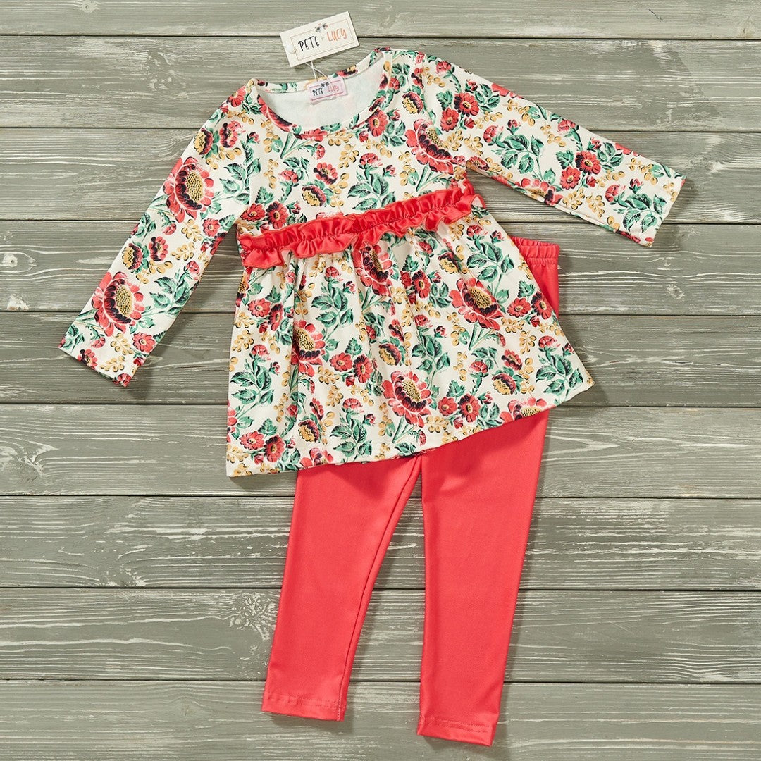 Girls Winter Harvest Blooms 2 Piece