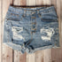 Distressed Jean Shorts