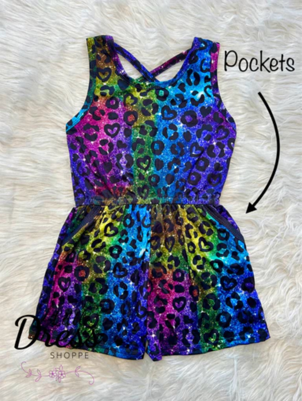 Neon Leopard Romper