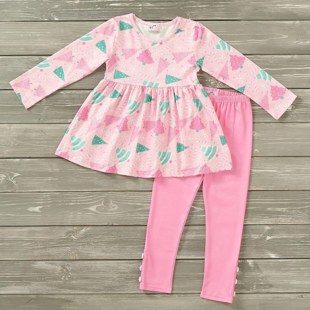 Girls Frosted Pines Pant Set